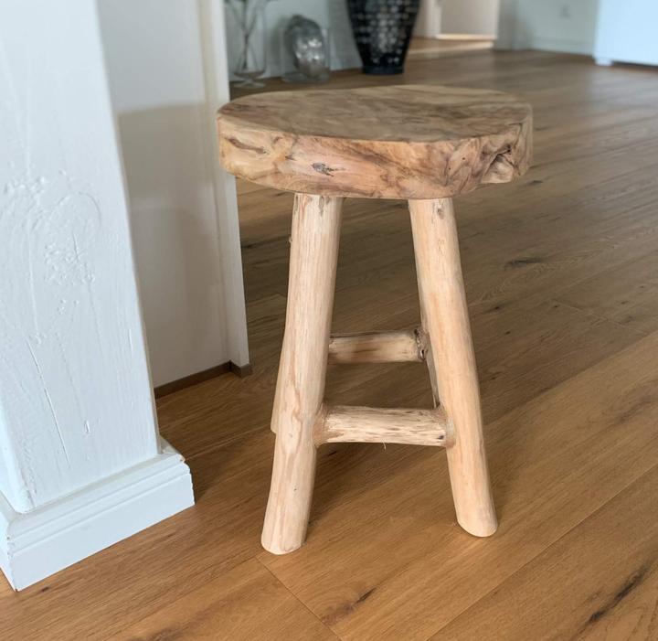 Image du produit LS-LebenStil Beistelltisch aus massivem Teakholz