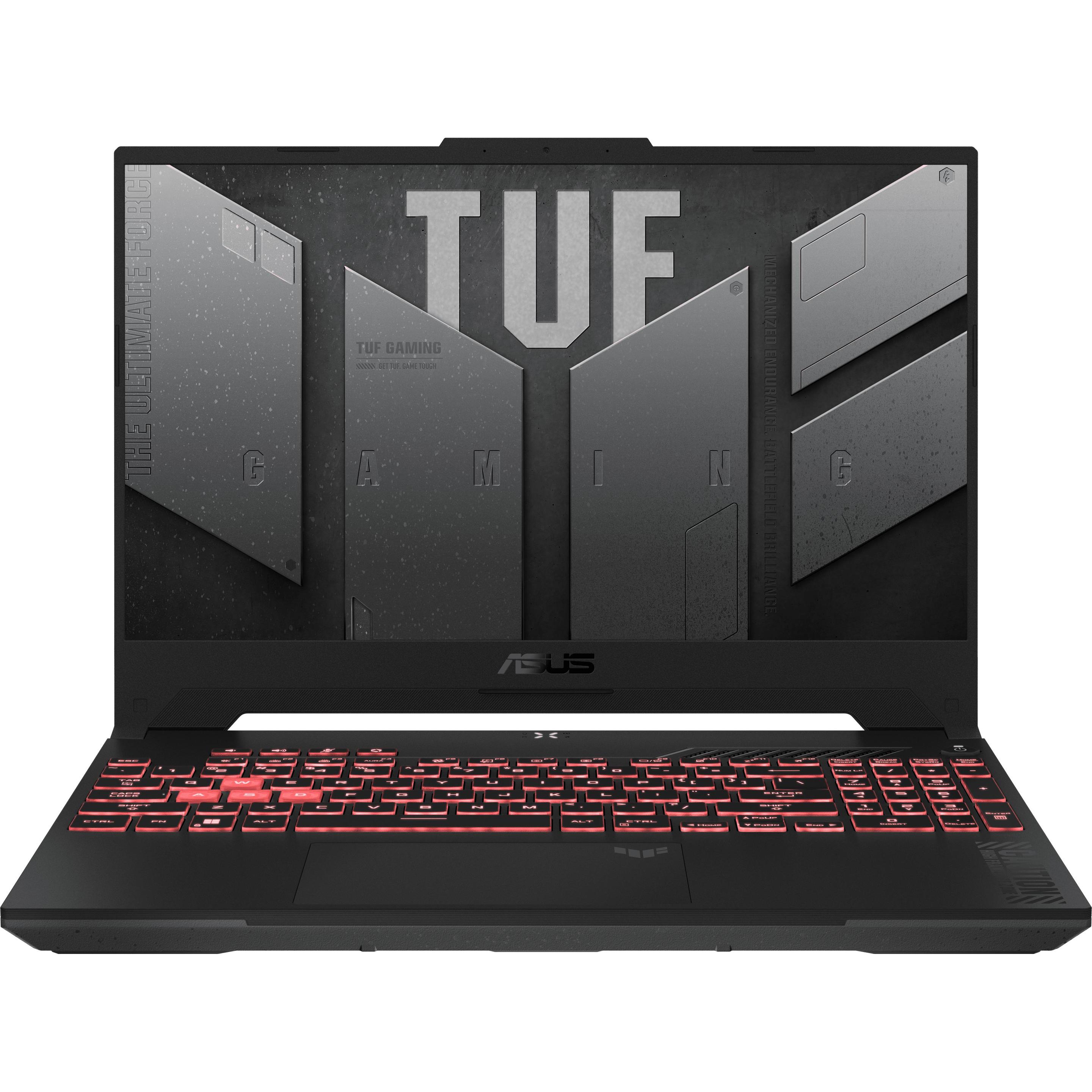 ASUS TUF Gaming A17 (17.30", 1000 GB, 16 GB, DE, AMD Ryzen 7 7435HS), Notebook, Grau