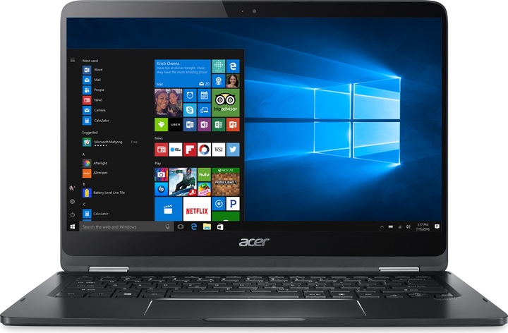 Produktbild Acer Spin 7-SP714 (14", Intel Core i7-7Y75, 8 GB, 256 GB, CH)