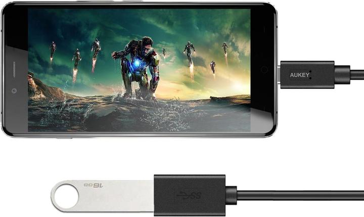 Image du produit Aukey USB-C vers (USB 3.0, 11.70 cm)