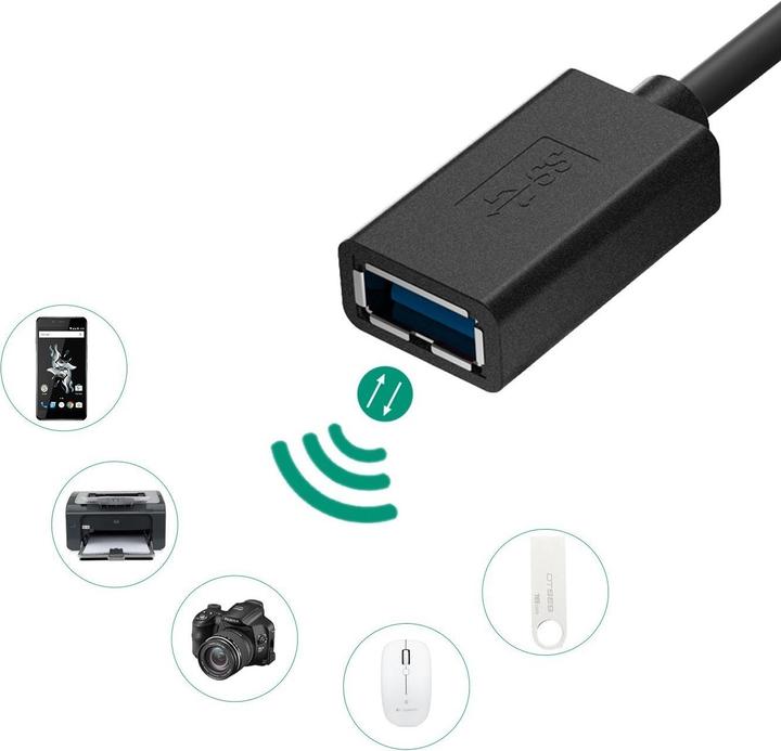Image du produit Aukey USB-C vers (USB 3.0, 11.70 cm)