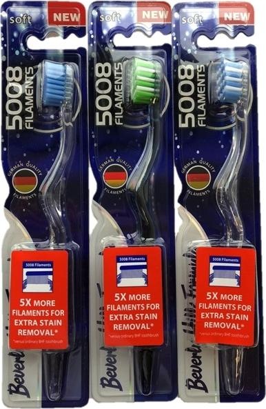 Produktbild Beverly Hills Formula Beverly Hills - Formula 5008 Filament Multi-Colour Toothbrush Toothbrush (Weich, 1 x)