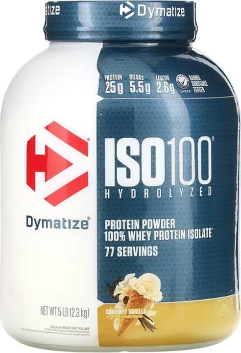 Produktbild Dymatize ISO 100 Hydrolyzed (Vanille, 1 Stk., 2200 g)