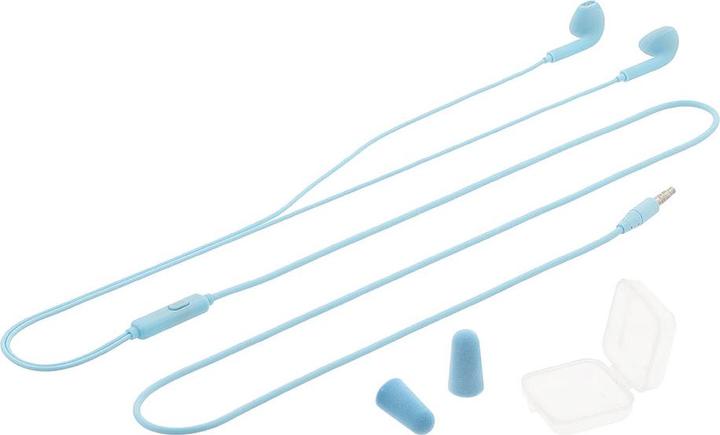 Produktbild Tellur In-Ear Headset Fly, Noise reduction Memory Foam Ear Plugs blue (Kabelgebunden)