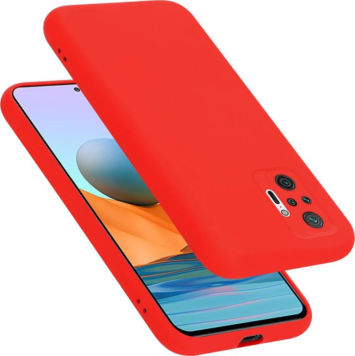 Actual product image Cadorabo TPU Liquid Silicone Case Cover for Xiaomi RedMi NOTE 10 PRO (Xiaomi Redmi Note 10 Pro)