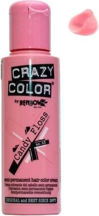 Produktbild Crazy Color Renbow Semi-Permanent Hair Color Dye candy floss 65 - 100 ml, 1er pack (1 x 115 g) (65)
