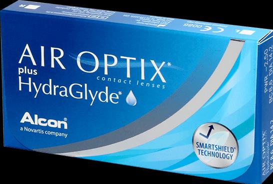 Air Optix plus HydraGlyde (3 Stück, Monatslinse, Sphärisch)
