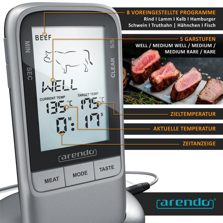 Produktbild Arendo Grillthermometer