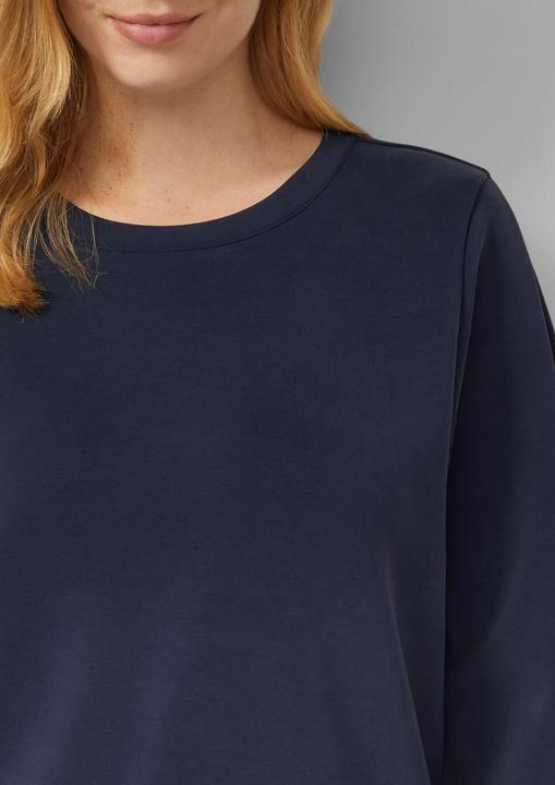 Produktbild s.Oliver Sweatshirt Sweatshirt aus Scuba mit 3/4-Arm (36)