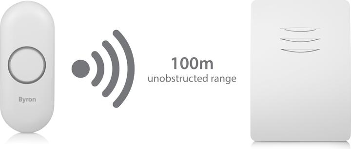 Produktbild Byron DBY-21131 DB131 Kabelloses Türklingel-Set (Kabellos)