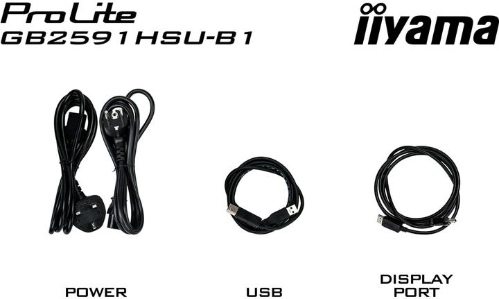 Produktbild iiyama Monitor GB2591HSU-B1 (1920 x 1080 Pixel, 24.50")