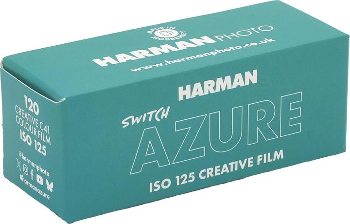 Actual product image Harman Photo SWITCH AZURE 125 film - 120 format