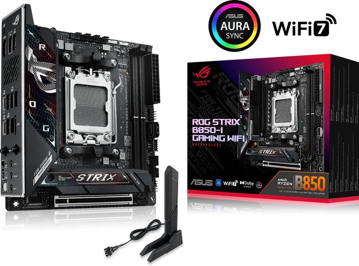 Productafbeelding ASUS ROG STRIX B850-I GAMING WIFI (AM5, AMD B850, Mini-ITX)