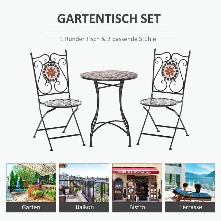 Image du produit Outsunny Set de balcon (60 x 71 cm)