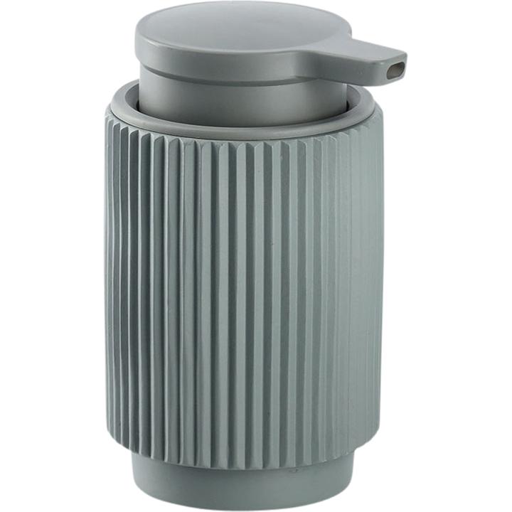 Actual product image Zeller Present Soap dispenser "Stripes", polyresin, sage