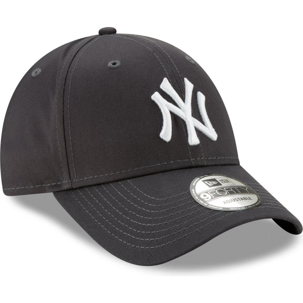 New Era, Herren, Cap, 9Forty Strapback New York Yankees, Grau