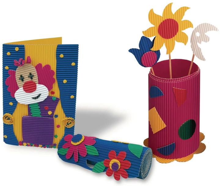 Produktbild Folia Wellpappe 10-farbig sortiert (170 g/m², 10 x)