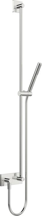 Hansa Hansamatrix Wandstangen-Brausenset, Fertigmontageset, Unterputz, 1100mm, kürzbar, Rosette eck