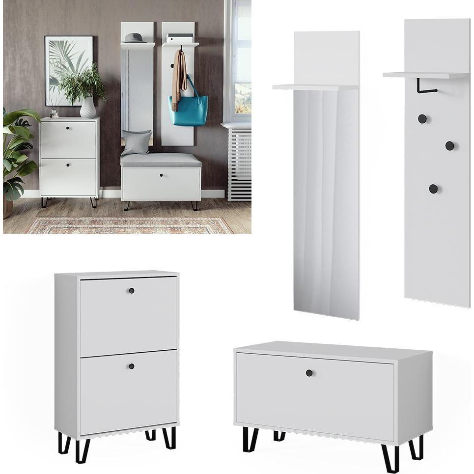 Thumbnail - Vicco, Garderobe + Kleiderhaken, Siri