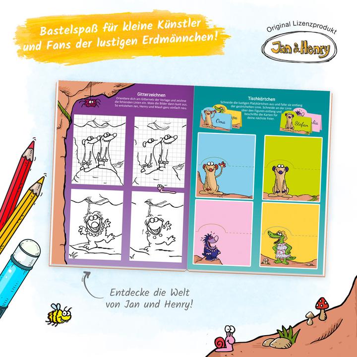 Image du produit Jan et Henry jeu et coloriage