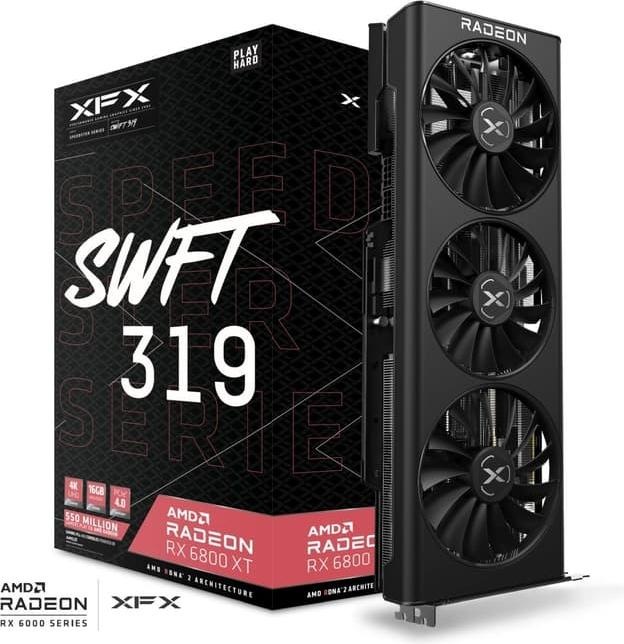 Produktbild XFX Radeon RX 6800XT Speedster SWFT 319 Core Gaming (16 GB)
