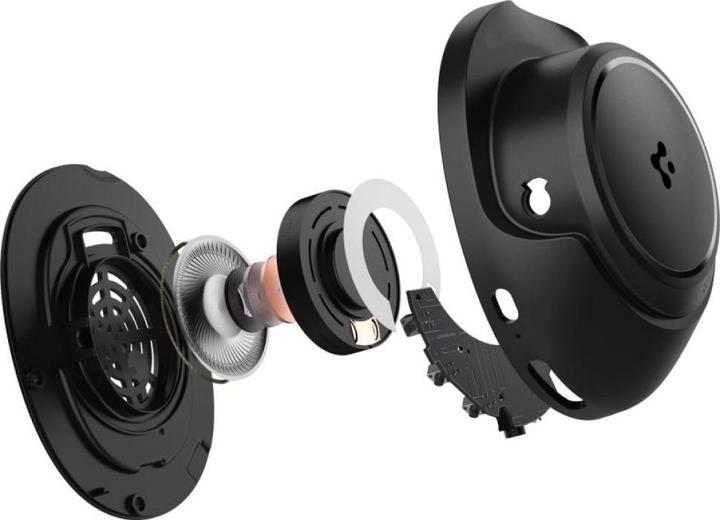 Actual product image Spigen Over-ear headphones SA2403 ANC PRO black (ANC, 60 h, Wireless)