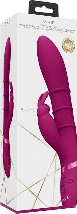 Actual product image Shots Stimulating Rings, Vibrating G-Spot Rabbit