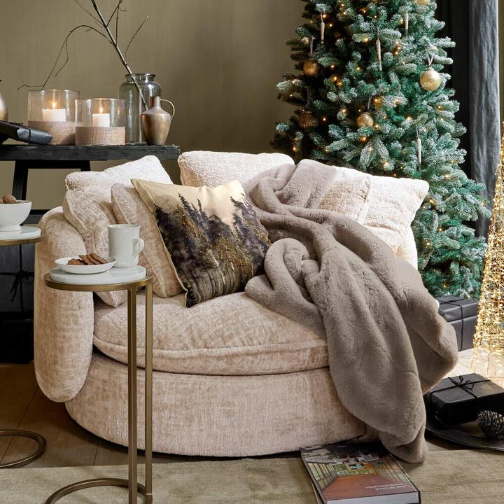 Immagine prodotto Loberon Plaid Brisvento taupe (160 x 140 cm)