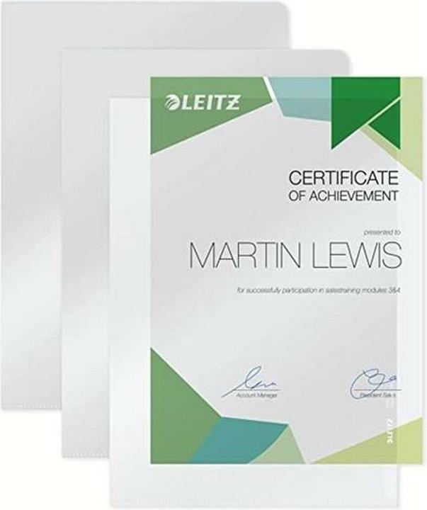 Actual product image Leitz Premium A4 transparent pockets (A4, 100x)