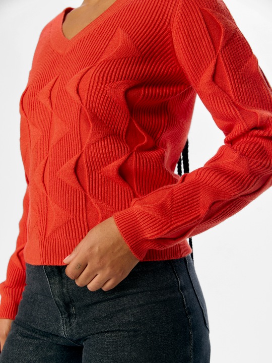 Actual product image Object Patterned knitted jumper (S)