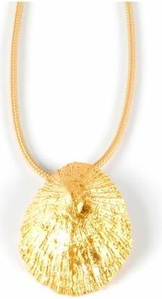 Produktbild Shabama Women's Necklace Calobra Cool Brass Flash Plated Gold Nylon Beige 1m (Messing mit einer coolen Goldbeschichtung)
