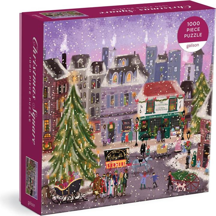 Abrams & Chronicle Joy Laforme Christmas Square 1000 Piece Puzzle in Square Box (Englisch, Galison, 2022)