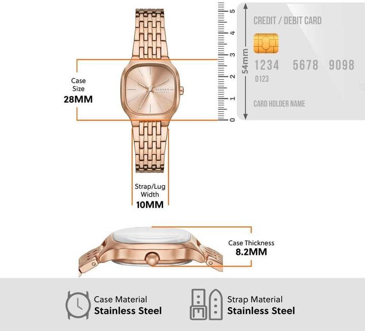 Produktbild Skagen Damenuhr MELLEM LILLE (Analoguhr, 28 mm)