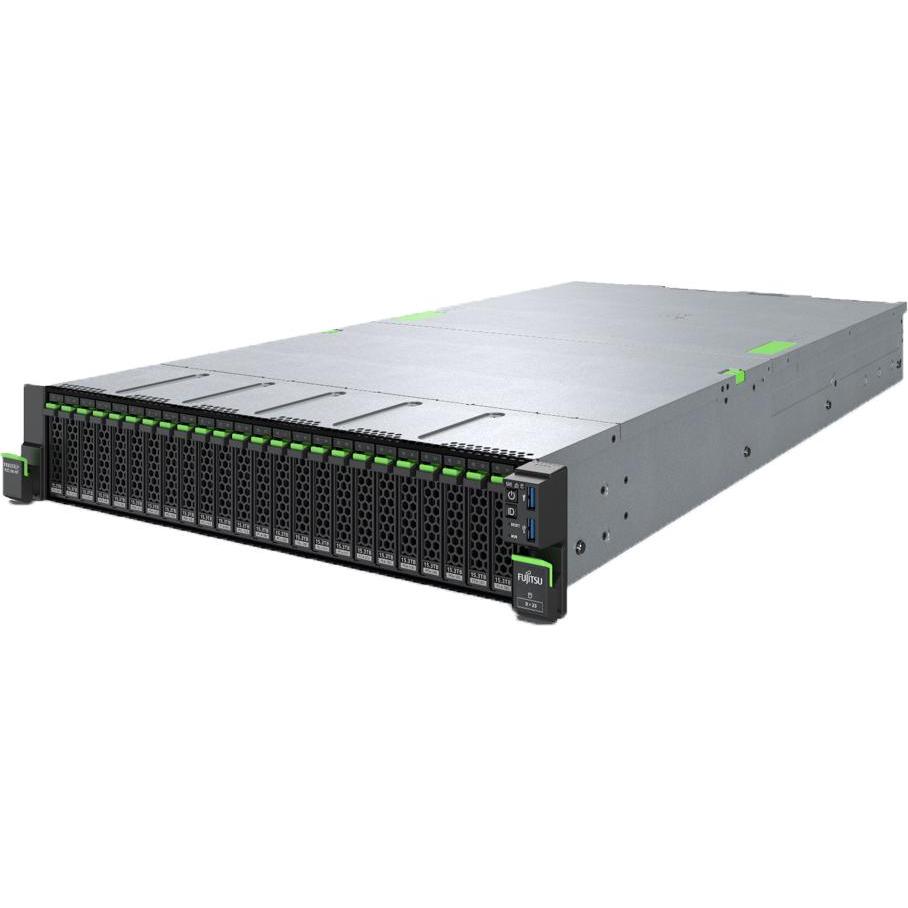 Fujitsu Server RX2540 M7 SILVER 4410T, 1x32GB (Intel Xeon Silver 4410T, 32 GB), Server