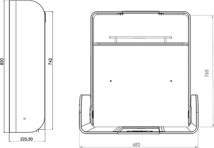 Image du produit Timkid Table à langer bois/inox Maxi Blanc