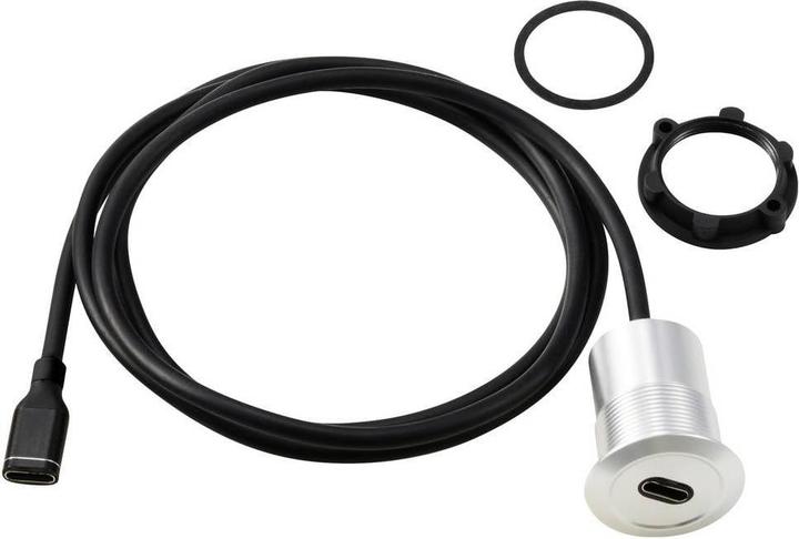 Immagine prodotto Tru Components USB-C® (3.1) Buchse/Buchse 1 m Kabel silber TC-13376300 Inhalt