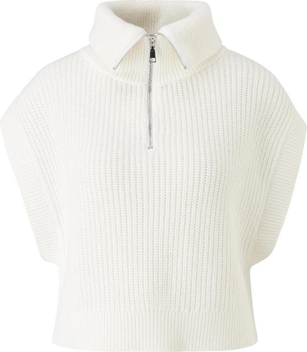 Produktbild s.Oliver Strickpullunder Slipover im Troyer-Look (S)