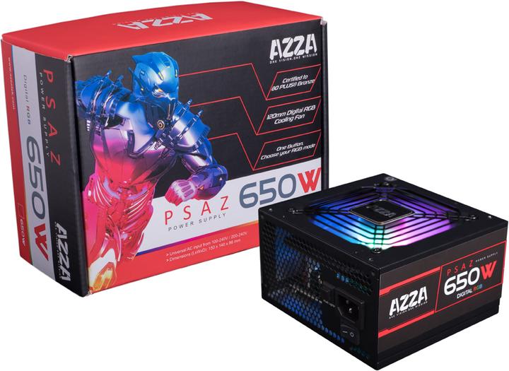 Image du produit Azza Bloc d'alimentation PSAZ ARGB (650 W)