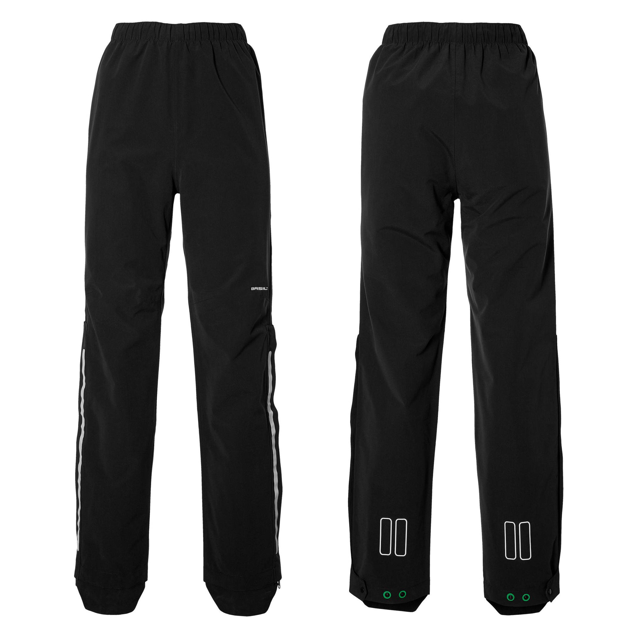 Basil, Damen, Velohosen, Mosse Regenhose Damen (Xs), Schwarz