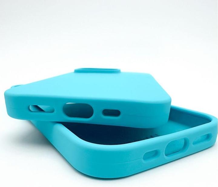 Actual product image Evelatus Apple iPhone 12/12 Pro Soft Case with bottom Sky Mėlyna (Apple iPhone 12, Realme 12 Pro+)