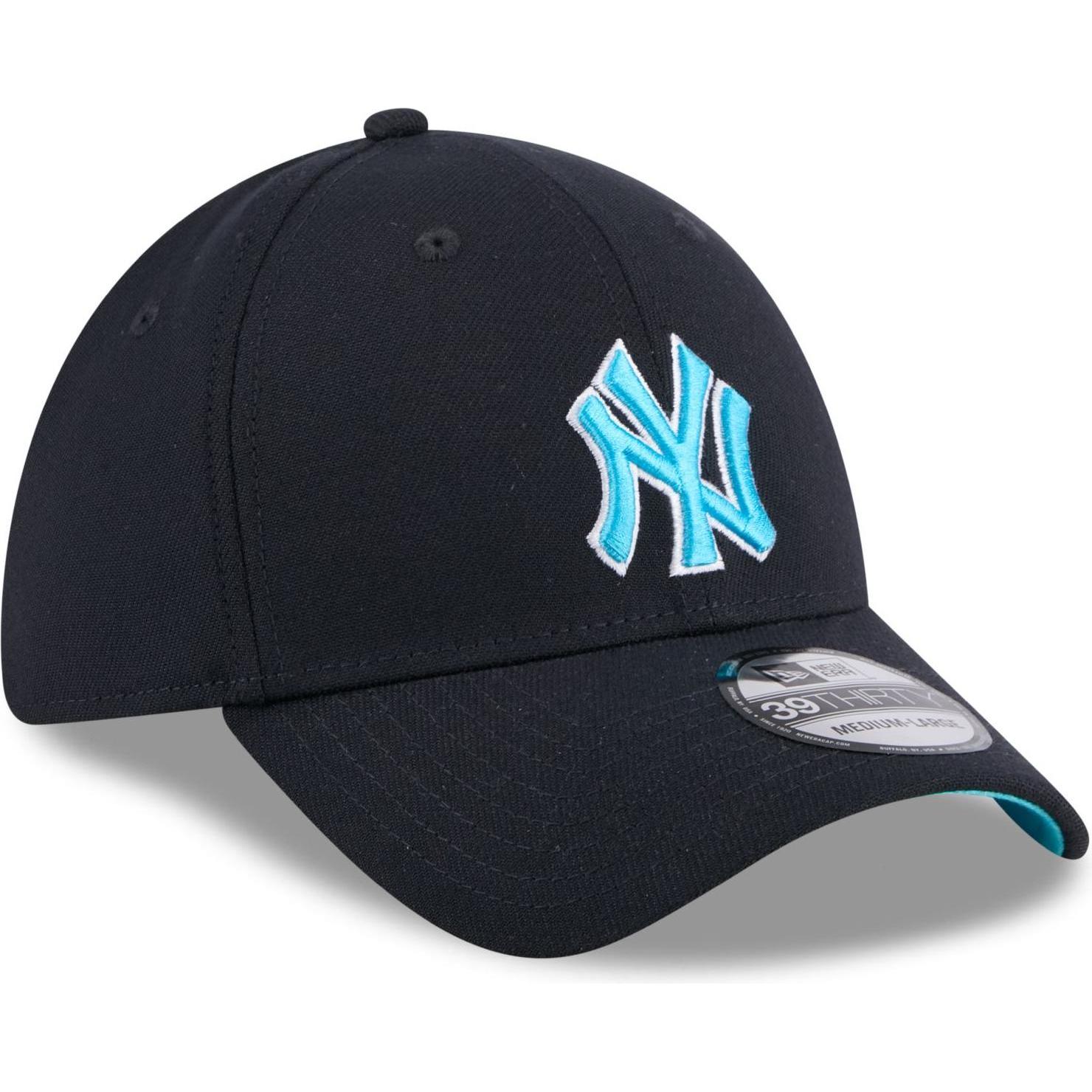 New Era, Herren, Cap, 39Thirty Cap - FATHERS DAY New York Yankees - M/L, Blau, (M)