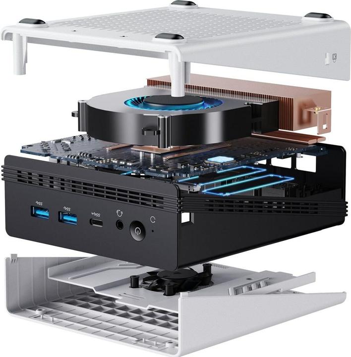 Productafbeelding Chuwi PC Ubox-P Ryzen 5 6600H/16GB/SSD 512GB/BT/Win 11Pro (512 GB, 16 GB)