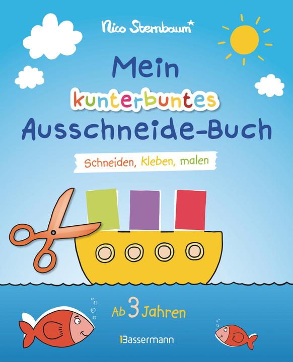 Produktbild Mein kunterbuntes Ausschneide-Buch (Deutsch, Nico Sternbaum, 2018)