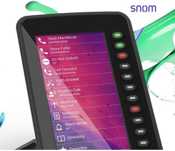 Produktbild Snom Erweiterungsmodul D7C Schwarz