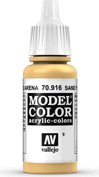 Actual product image Vallejo Model Colour - Sand Yellow (70.916)