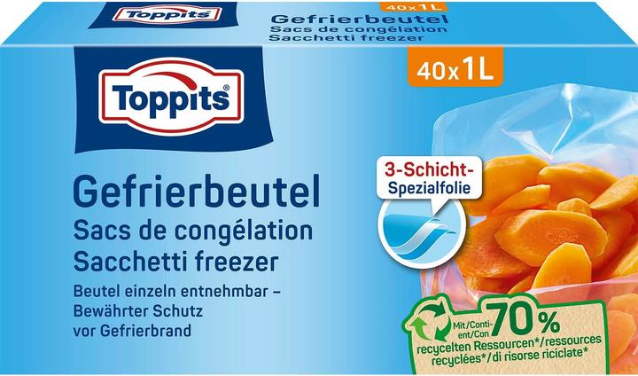 Toppits Gefrierbeutel (40 x)