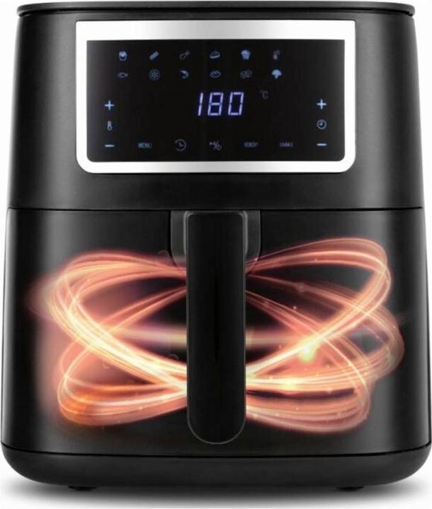 Actual product image Gourmetmaxx Heissluft-Fritteuse Digital 7l 1700W schwarz matt/Edelsta