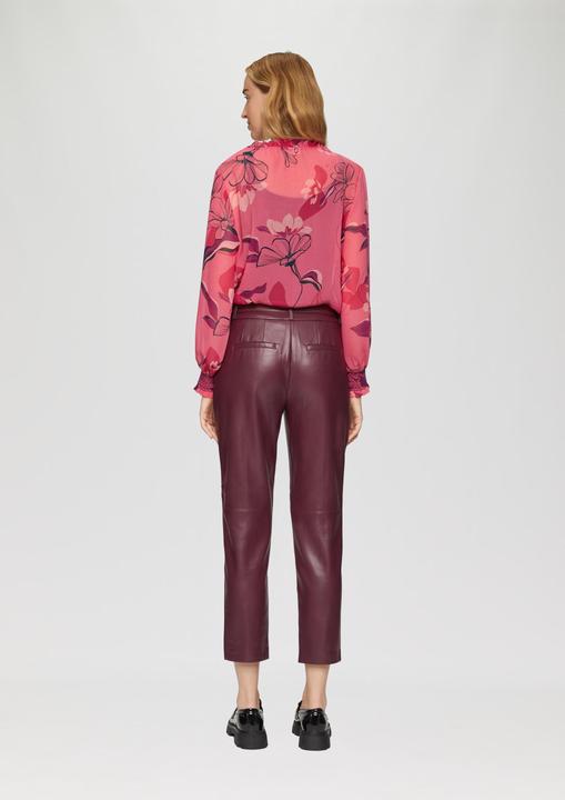 Produktbild s.Oliver Bluse Transparente Chiffon-Bluse mit Smok-Details (36)