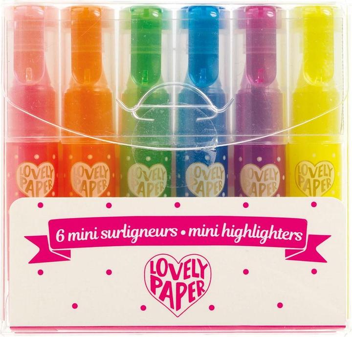 Produktbild Djeco 6 Mini-Textmarker (6x)