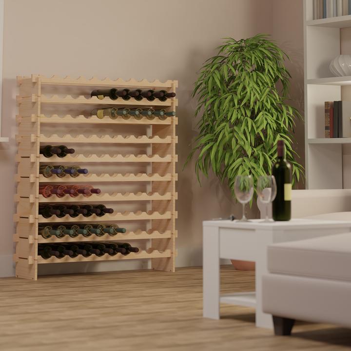 Image du produit Relaxdays Weinregal (103 x 25 x 120 cm, 100 Fl.)